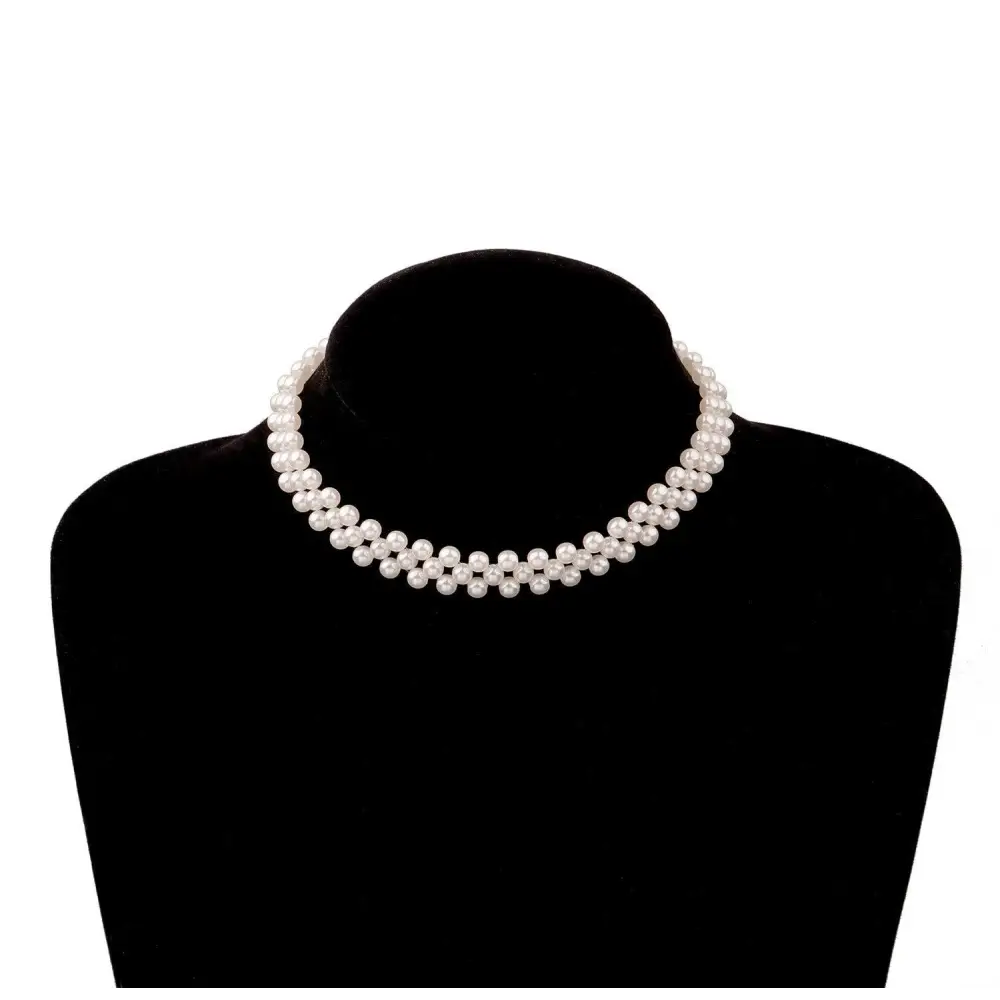 Fashion Vintage Style Pearl Chain Choker Necklace For Women - Elegant Fashion Women Necklace Jewelry Gift Engagement Wedding Gifts - ALLURELATION - 572, aesthetic jewelry, aesthetic necklaces, Body Jewelry, choker necklace, circle necklaces, Fashion Jewelry, fashion pendants, Jewelry, Jewelry for women, Layered Necklaces, Necklace, Necklace for girl, necklaces, necklaces for teens, Pearl Necklaces, trending jewelry, women jewelry, womens jewelry - Stevvex.com