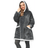 Fashion Winter Oversized Hoodie Women Sweatshirt Hooded Bathrobe Coats Blanket With Sleeves Fleece Christmas TV Blanket - Treko - Casual Tracksuit, Cool Fashion, Cool Hoodies, Female Fashion, Girls Hoodies, Hooded sweatshirts, Hoodies, Jacket Hoodies, Loose Hoodies, Luxury Hoodies, Modern Hoodies, New Hoodies, Stylish Hoodies, Woman Fashion Hoodies, Women elegant Hoodies, Women fashion, Women Hoodies- Stevvex.com