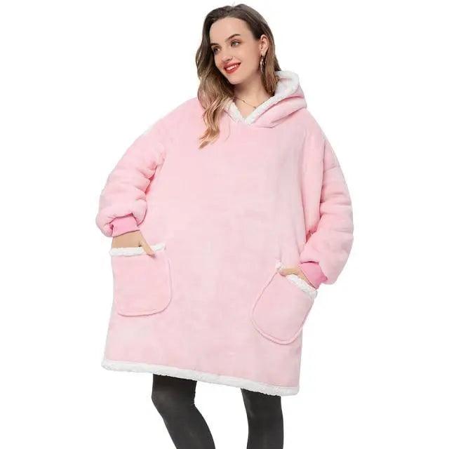 Fashion Winter Oversized Hoodies Sweatshirt Women Men Pullover Giant TV Blanket Hoodie Super Long Blanket With Sleeves - Treko - Casual Tracksuit, Cool Fashion, Cool Hoodies, Female Fashion, Girls Hoodies, Hooded sweatshirts, Hoodies, Jacket Hoodies, Loose Hoodies, Luxury Hoodies, Modern Hoodies, New Hoodies, Stylish Hoodies, Woman Fashion Hoodies, Women elegant Hoodies, Women fashion, Women Hoodies- Stevvex.com