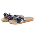 Fashion Woman Beach Floral Pattern Butterfly Knot Slippers Unique Flat Flip Flops Design For Women Outdoor Home