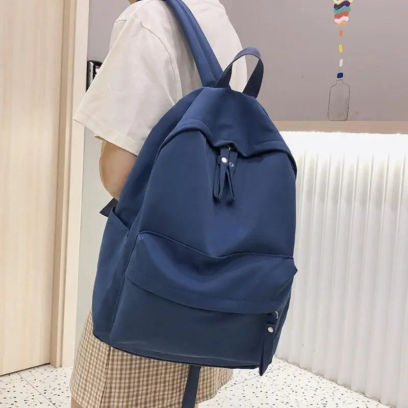 Fashionable Backpack And School Bag For Teenager Girls Stylish Anti Theft Laptop Shoulder Bags Solid Color Travel Backpack - ALLURELATION - 575, Backpacks, Bags, Bags for Girls, Bags for Ladies, Bags in Demand, Best Selling Bags, Birthday Gift, Designer Female Bags, Hot sale Bags, Luxury Bags, Modern Bags, Shopping Backpacks, Shoulder Bags, Stylish Shoulder Backpack, Teenage Student School Bags, Travelling Backpacks, Vintage Style Bags, Women Backpacks - Stevvex.com