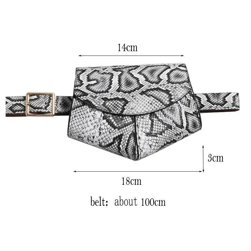 Fashionable Design Mini Adjustable Belt Waist Fanny Bag Ladies Cute Bag Women’s Style Leather Pouch - STIL3767UYETR