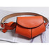 Fashionable Design Mini Adjustable Belt Waist Fanny Bag Ladies Cute Bag Women’s Style Leather Pouch - Orange