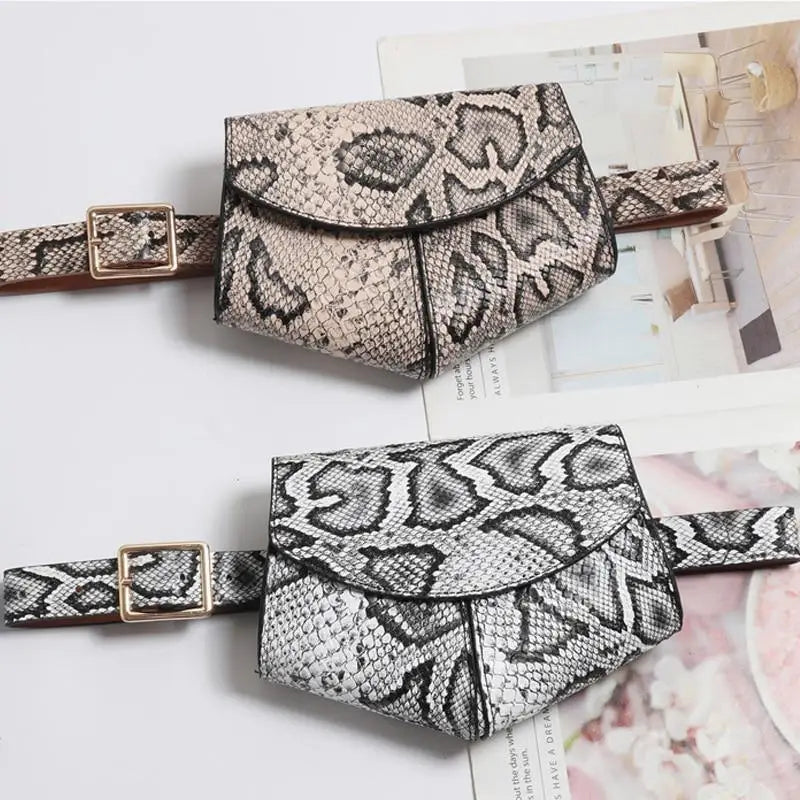 Fashionable Design Mini Adjustable Belt Waist Fanny Bag Ladies Cute Bag Women’s Style Leather Pouch - STIL3767UYETR