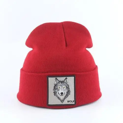 Fashionable Warm Animal Theme Wolf Knitted Unisex Beanies For Women Soft And Comfortable Beanies For Winter And Autumn - STEVVEX Fashion - 706, animal beanies, beanies, cap for autumn, cap for winter, caps, colorful beanies, colorful caps, comfortable beanies, comfortable cap, cute beanies, fashion caps, hats, knitted caps, modern beanies, soft cap, stylish beanies, warm cap, winter caps, winter hats, wolf beanies - Stevvex.com