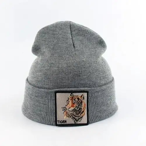 Fashionable Warm Animal Theme Wolf Knitted Unisex Beanies For Women Soft And Comfortable Beanies For Winter And Autumn - STEVVEX Fashion - 706, animal beanies, beanies, cap for autumn, cap for winter, caps, colorful beanies, colorful caps, comfortable beanies, comfortable cap, cute beanies, fashion caps, hats, knitted caps, modern beanies, soft cap, stylish beanies, warm cap, winter caps, winter hats, wolf beanies - Stevvex.com