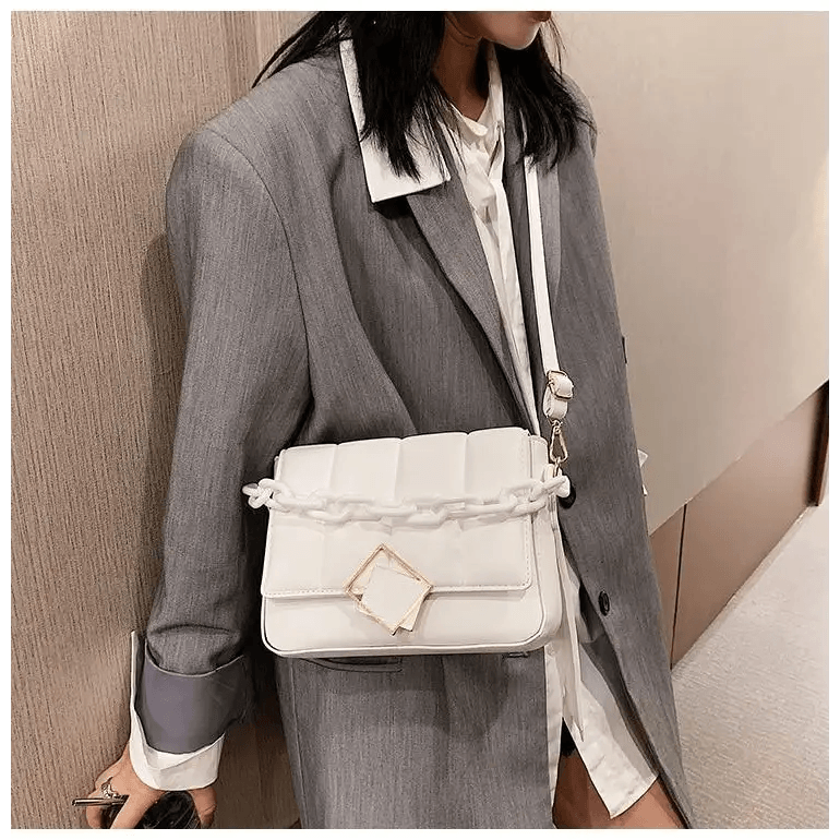 Fashionable Women’s Bag Autumn Winter Female Literary Single - Shoulder Bag Chain Design Cross - Body Bag Trendy