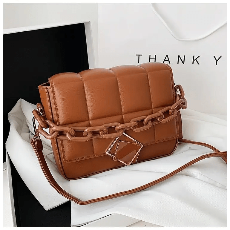 Fashionable Women’s Bag Autumn Winter Female Literary Single - Shoulder Bag Chain Design Cross - Body Bag Trendy