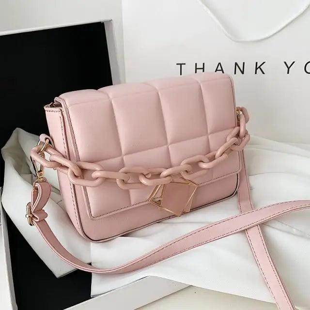 Fashionable Women’s Bag Autumn Winter Female Literary Single - Shoulder Bag Chain Design Cross - Body Bag Trendy