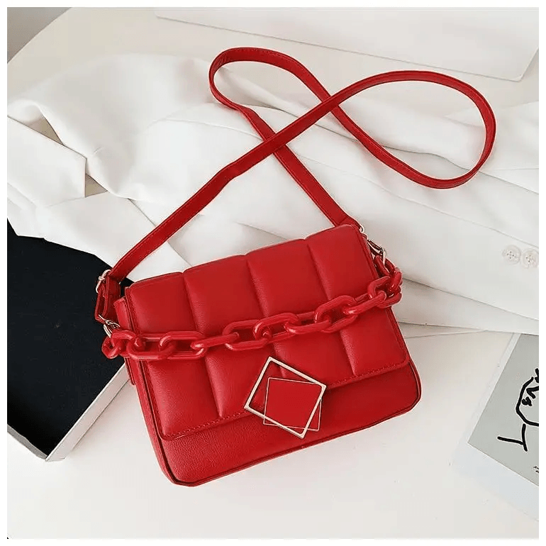 Fashionable Women’s Bag Autumn Winter Female Literary Single - Shoulder Bag Chain Design Cross - Body Bag Trendy