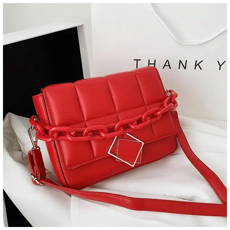 Fashionable Women’s Bag Autumn Winter Female Literary Single - Shoulder Bag Chain Design Cross - Body Bag Trendy