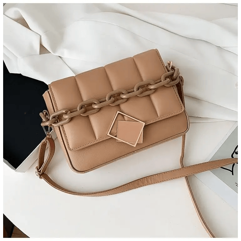 Fashionable Women’s Bag Autumn Winter Female Literary Single - Shoulder Bag Chain Design Cross - Body Bag Trendy