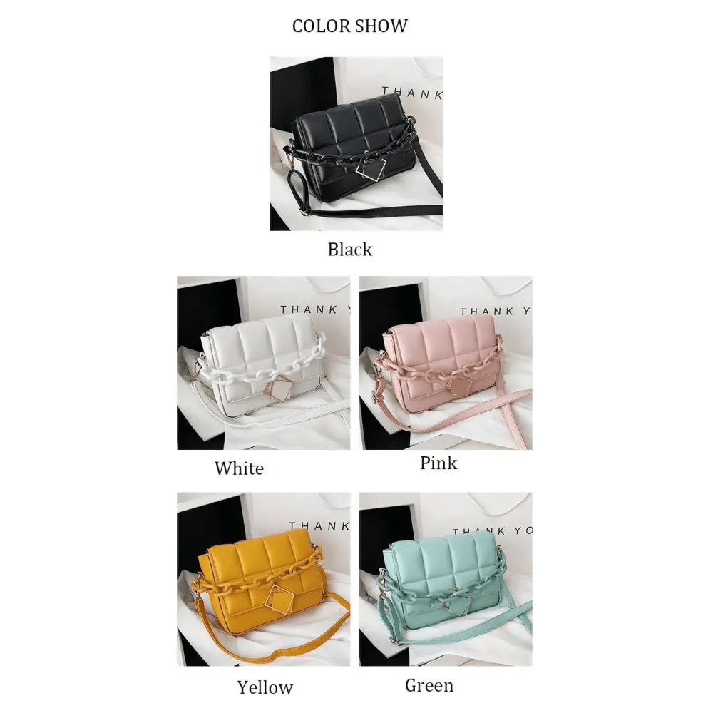 Fashionable Women’s Bag Autumn Winter Female Literary Single - Shoulder Bag Chain Design Cross - Body Bag Trendy