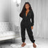 2021 Fleece Jumpsuits For Women Autumn Winter One Piece Outfit Women Hooded Romper With Zipper Winter Cute Pajamas For Winter - Treko - 2021 pajamas, 2021 trends, birthday gifts, comfortable pajamas, fashion 2021, fashionable pajamas, new trend 2021, pajamas 2021, pajamas for women, trends 2021, trendy pajamas, trendy pajamas 2021, trendy pajamas for women, winter pajamas, winter pajamas 2021, winter women pajamas, women pajamas- Stevvex.com