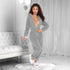 2021 Fleece Jumpsuits For Women Autumn Winter One Piece Outfit Women Hooded Romper With Zipper Winter Cute Pajamas For Winter - Treko - 2021 pajamas, 2021 trends, birthday gifts, comfortable pajamas, fashion 2021, fashionable pajamas, new trend 2021, pajamas 2021, pajamas for women, trends 2021, trendy pajamas, trendy pajamas 2021, trendy pajamas for women, winter pajamas, winter pajamas 2021, winter women pajamas, women pajamas- Stevvex.com