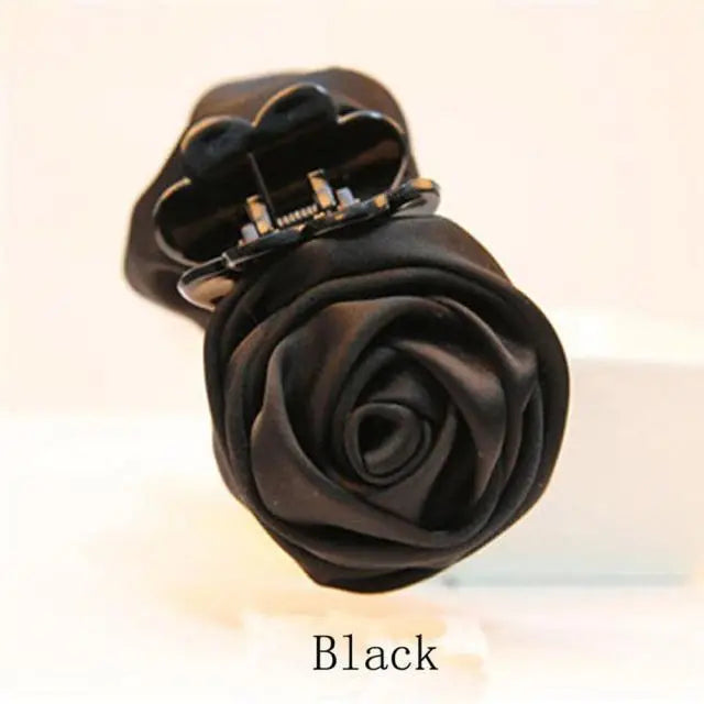 Flower Elegant Design Fashion Hair Clips For Women Colorful Hair Claw Cute Rose Hair Barrettes - STEVVEX Fashion - 701, classic hair clip, elegant hair clip, fashion hair clip, flower hair clip, hair accessories, hair accessories for women, hair barrettes, hair clip, hair clips, hair Gripper, hairclips for women, luxury hair clip, metal hair clip, new design hair clip, Pearl Hair Clips, stylish hair clip, trendy hair clip, unique hair clip, vintage hair clip, women hair clip - Stevvex.com