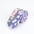 Flower Theme Cotton Slim Men Necktie Casual Business Design Skinny Necktie Floral Print Party Necktie For Men - 2