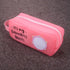 Fruit Pattern Pencil Case Large Capacity Candy Colors Pencil Cases High School College Office Supply Pencil Box - Pink