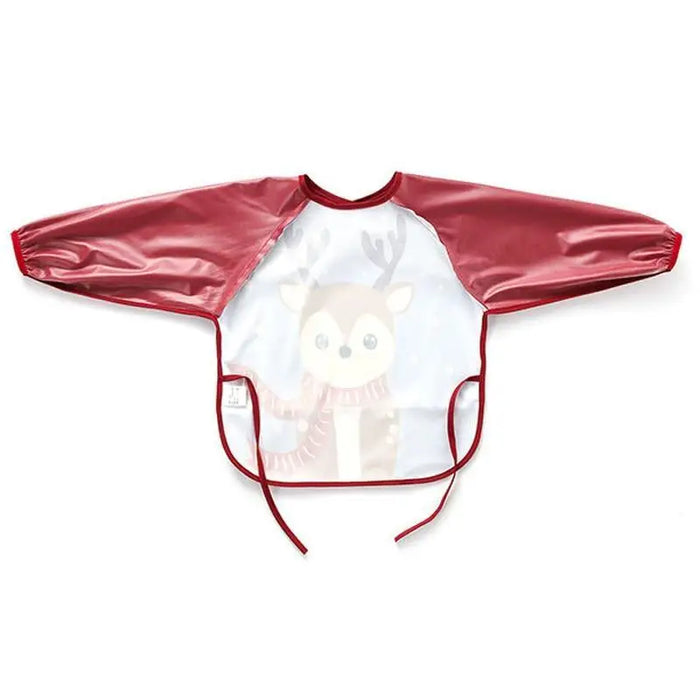 Full Body Adjustable Cute Cartoon Waterproof Eating Long Sleeve Apron Bib With Pocket For Babies Wonderful Gift - STEVVEX Baby  - baby, baby bib, baby burp apron, baby burp cloth, baby care, baby feeding apron, baby feeding bib, baby feeding cloth, baby gifts, baby items, baby nursing products, baby products, baby saliva towel, gifts for babies, gifts for baby shower, gifts for newborns, gifts for newmoms - Stevvex.com