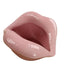 Funny Creative Ceramic Cartoon Lips Ashtray Gift for Home - Trendy Mouth Mini Ashtray for Boyfriend - Horizontal Pink