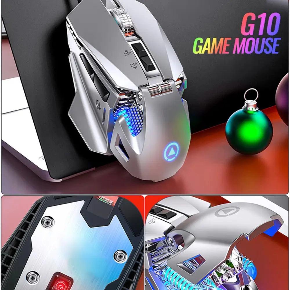 Gaming Adjustable DPI Wired PC Mouse Laptop Home Office Mouse With Metal Bottom Plate - STIL7877URYPO