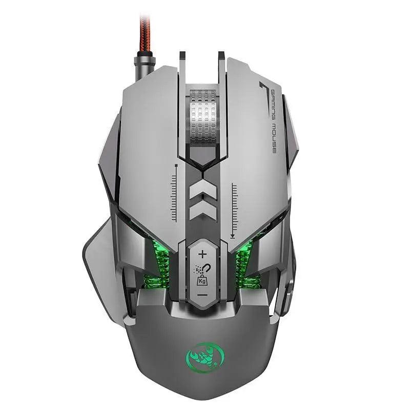 Gaming Ergonomic Wired Mouse 6400DPI Comfortable Game Mouse Optical PC USB Mice - STIL8677EUTNH