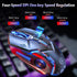 Gaming LED Wired Mechanical Mouse 6 Button With Backlight Ergonomic Cool Mouse Design For Laptop And Computer