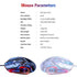 Gaming LED Wired Mechanical Mouse 6 Button With Backlight Ergonomic Cool Mouse Design For Laptop And Computer