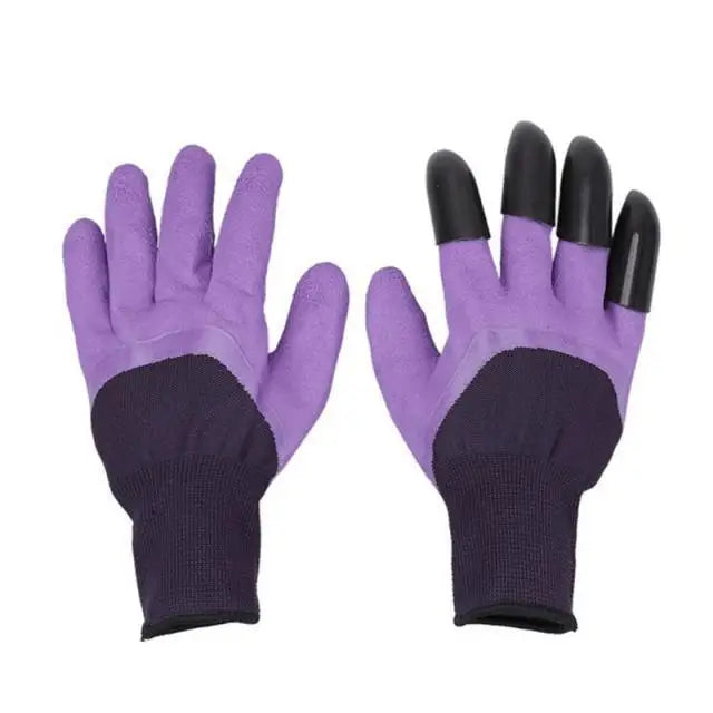 Garden Gloves With Fingertips Claws ABS Plastic Garden Rubber Gloves Gardening Digging Planting Durable Gloves With Claws Waterproof Outdoor Work Breathable Glove Best Gift For Gardener - STEVVEX Gadgets - 758, Best gloves For Gardener, Breathable Glove, digging gloves, durable gloves, Garden glove, garden gloves, gardening gloves, Gloves, gloves for garden, gloves with claws, green gloves, outdoor work gloves, planting gloves, rubber gloves, work glove, Working gloves - Stevvex.com