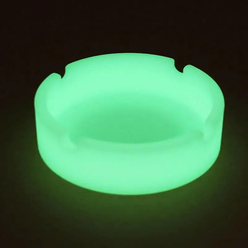 Glow In The Dark Ashtray For Smoking Cigarette Silicone Luminous Unique Design Rubber Soft Fluorescent Ashtrays - STEVVEX Gadgets - 738, ashtray, ashtray for men, cigarette ashtray, glow in dark ashtray, glowing ashtray, luminous ashtray, modern ashtray, rubber ashtray, silicone ashtray, soft ashtray, stylish ashtray - Stevvex.com