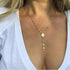 Goegeous Gold/Rose Gold Christian Cross Religious Rosary Pendant Necklace for Women And Girls Charming Jewelry Gifts