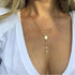Goegeous Gold/Rose Gold Christian Cross Religious Rosary Pendant Necklace for Women And Girls Charming Jewelry Gifts