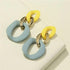 Graceful Yellow Earrings For Women And Girls Trendy Style Statement Dangle Drop Earings - Female Jewelry Accessories