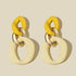 Graceful Yellow Earrings For Women And Girls Trendy Style Statement Dangle Drop Earings - Female Jewelry Accessories