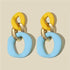 Graceful Yellow Earrings For Women And Girls Trendy Style Statement Dangle Drop Earings - Female Jewelry Accessories