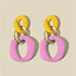 Graceful Yellow Earrings For Women And Girls Trendy Style Statement Dangle Drop Earings - Female Jewelry Accessories