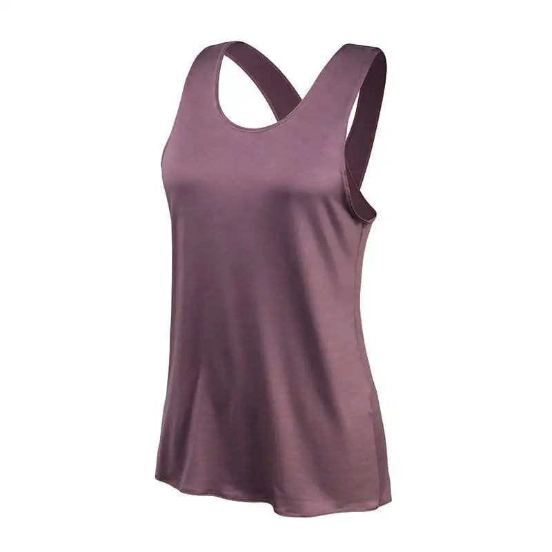 Gym Yoga Shirt Women Shirt Quick Dry Sports Comfortable Shirts Cross Back Gym Top Women's Lightweight Fitness Shirt Sleeveless Sports Top Yoga Vest - STEVVEX Sport - 760, clothes, clothes for women, cross back shirt, fitness shirt, gym, gym clothes, gym shirt, shirt, sleeveless sport shirt, sport shirt, women clothes, women gym shirt, women shirt, women workout shirt, workout shirt, yoga shirt - Stevvex.com