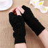 Half Finger Gloves For Women Stylish Winter Soft Warm Wool Knitting Arm Gloves Soft Warm Winter Gloves For Women 2021 - Treko - 2021 trends, birthday gifts, breathable gloves, comfortable gloves, fashion 2021, fashionable gloves, new trend 2021, stylish gloves, trends 2021, trendy gloves, winter gloves- Stevvex.com