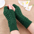 Half Finger Gloves For Women Stylish Winter Soft Warm Wool Knitting Arm Gloves Soft Warm Winter Gloves For Women 2021 - Treko - 2021 trends, birthday gifts, breathable gloves, comfortable gloves, fashion 2021, fashionable gloves, new trend 2021, stylish gloves, trends 2021, trendy gloves, winter gloves- Stevvex.com