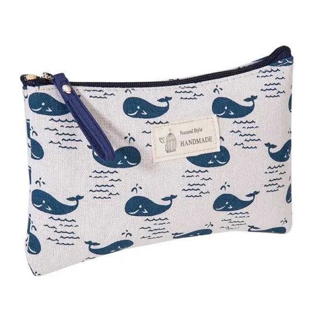 Handmade Retro Pencil Case Large Capacity Stationary Case Cool Stylish Printed Pouch For Office - 6 - STIL4850GDNBJ