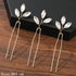 Handmade Sparkling Pearl Rhinestone Flower Hair Clip Pins Charming Women Wedding Accessories Hair Clips Wedding Clip