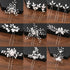 Handmade Sparkling Pearl Rhinestone Flower Hair Clip Pins Charming Women Wedding Accessories Hair Clips Wedding Clip