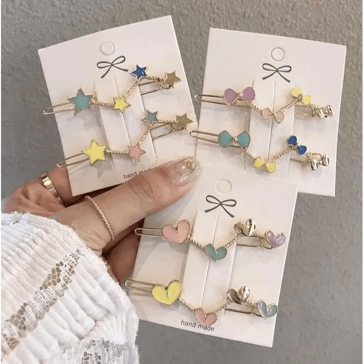 Handmade Vintage Star Shape Zigzag Hairpins For Women Hairclips Stylish Hair Women Barrettes For Everyday