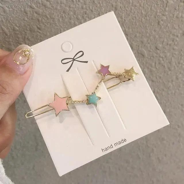 Handmade Vintage Star Shape Zigzag Hairpins For Women Hairclips Stylish Hair Women Barrettes For Everyday - 13