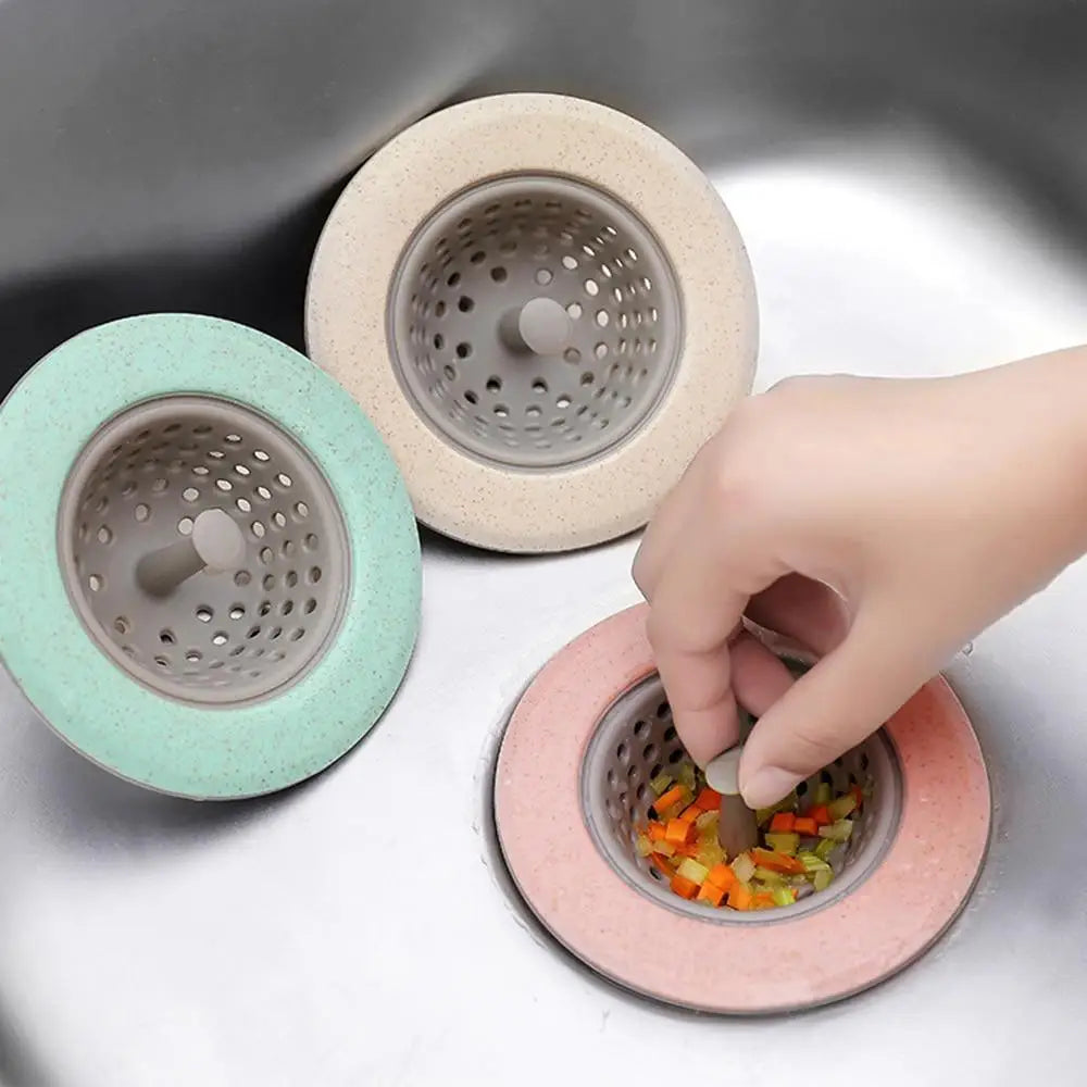 High Quality 2PCS Portable Silicone Sink Strainer Waste Plug Sink Filter Waste Collector Kitchen Bathroom Accessories Colanders & Strainers - ALLURELATION - 1PCS Portable Silicone Sink Strainer, 501, Colanders & Strainers, EASY TO USE AND CLEAN, for preventing clogging of drain pipes, High Quality strainer, Kitchen Bathroom Accessories, magical kitchen tool, perfect for kitchens cleaner, Phenomenal kitchen instrument, Sink Strainer, Waste Collector, Waste Plug Sink filter - Stevvex.com