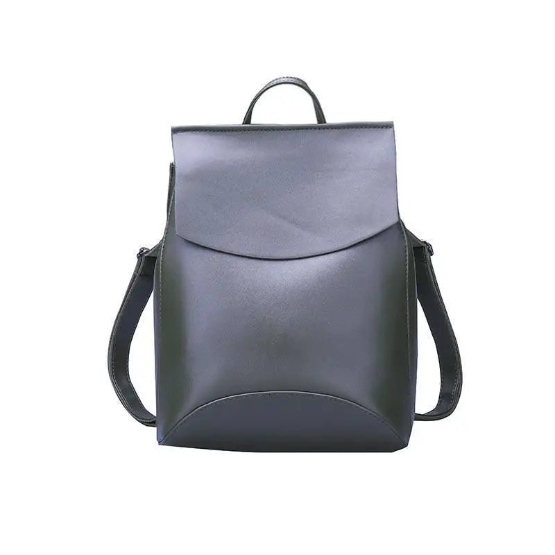 High Quality Leather Backpacks For Fashionable Women And Teenage Girls Large Capacity Shoulder Bagpack - ALU77184HCR