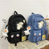 High Quality Nylon Large Capacity Waterproof Backpack For Female And Girls - Trendy College/Schoolbag - ALU92983ZYX