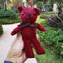 High Quality Soft 18 - 20CM Teddy Bear Stuffed Plush Toys Cute Dress Rabbit Pendant Dolls Gifts Birthday Wedding Party