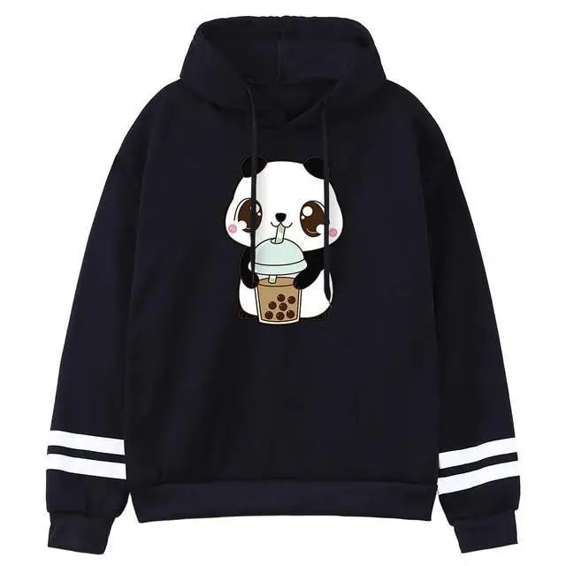 Hoody Little Drinking Milk Tea Print Hoodie Streetwear Cute Winter Clothes Women's Oversized Loose Sweatshirts Women 2021 - Treko - Casual Tracksuit, Cool Fashion, Cool Hoodies, Female Fashion, Hoodies, Jacket Hoodies, Loose Hoodies, Luxury Hoodies, Modern Hoodies, New Hoodies, Stylish Hoodies, Woman Fashion Hoodies, Women fashion, Women Hoodies- Stevvex.com