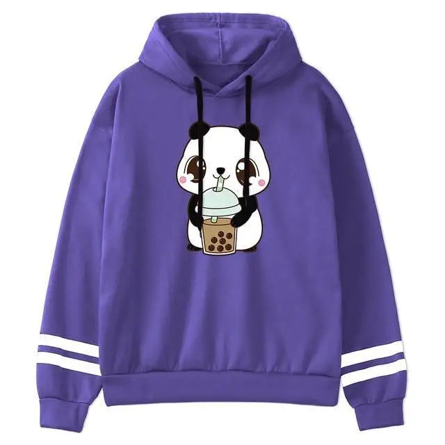 Hoody Little Drinking Milk Tea Print Hoodie Streetwear Cute Winter Clothes Women's Oversized Loose Sweatshirts Women 2021 - Treko - Casual Tracksuit, Cool Fashion, Cool Hoodies, Female Fashion, Hoodies, Jacket Hoodies, Loose Hoodies, Luxury Hoodies, Modern Hoodies, New Hoodies, Stylish Hoodies, Woman Fashion Hoodies, Women fashion, Women Hoodies- Stevvex.com